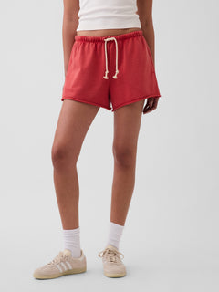 3.5" VintageSoft Terry Relaxed Sweat Shorts - Chakra red