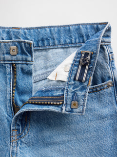 Gap Kids Low Rise Baggy Jeans in medium wash, button and zip fastening detail