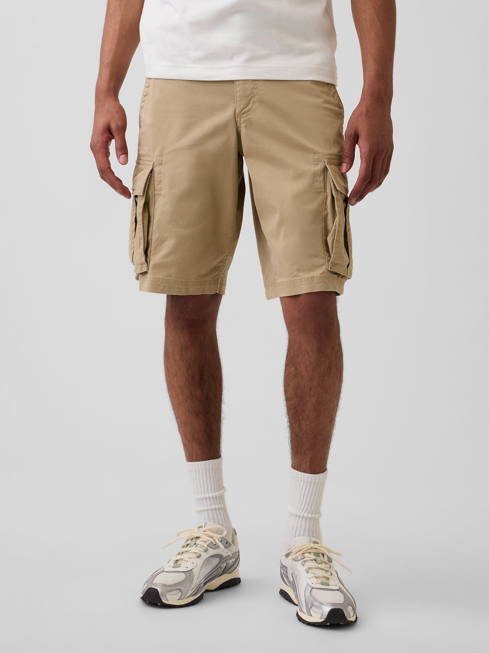 11" Relaxed Cargo Shorts - Iconic khaki