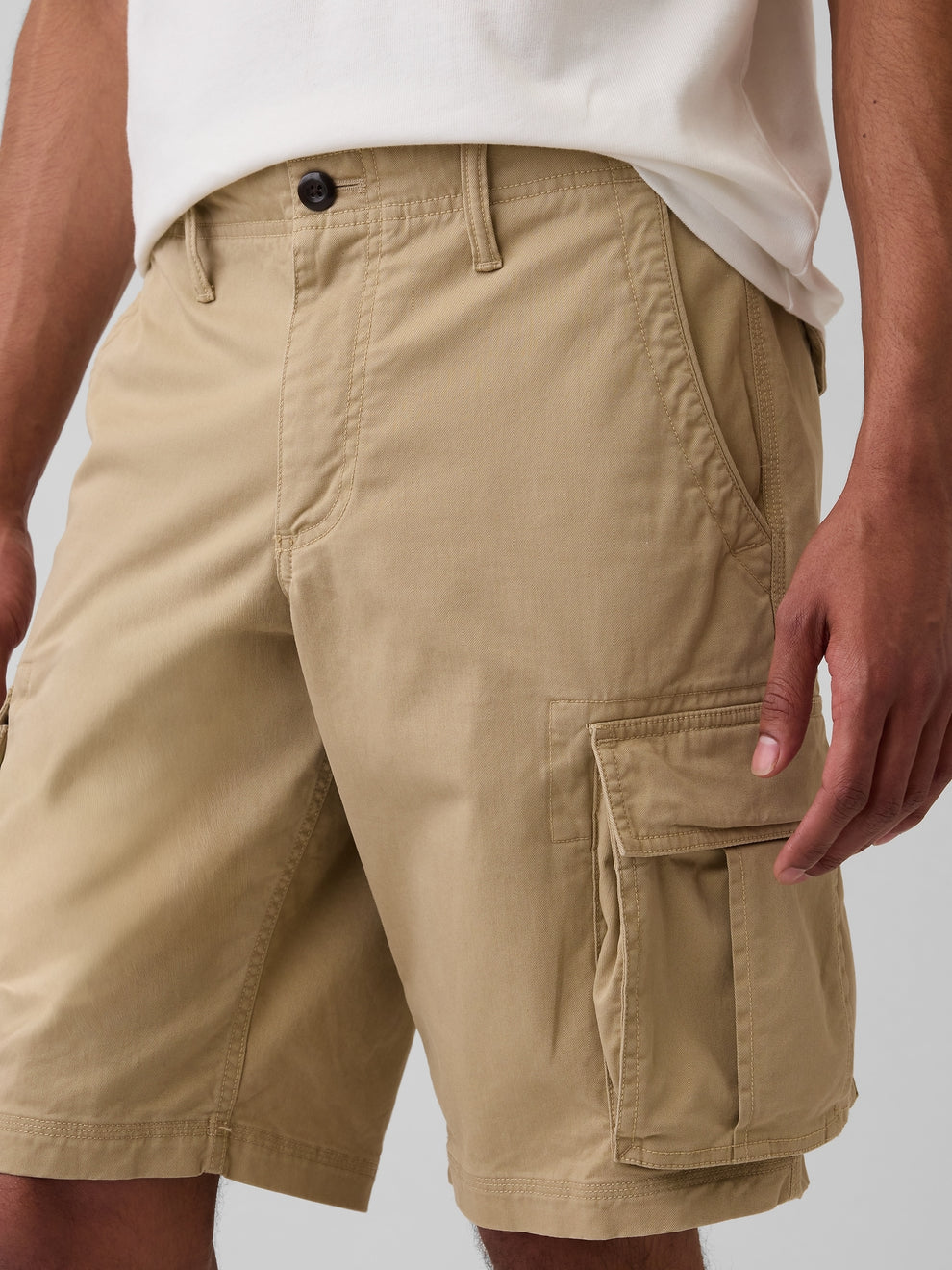 11" Relaxed Cargo Shorts - Iconic khaki