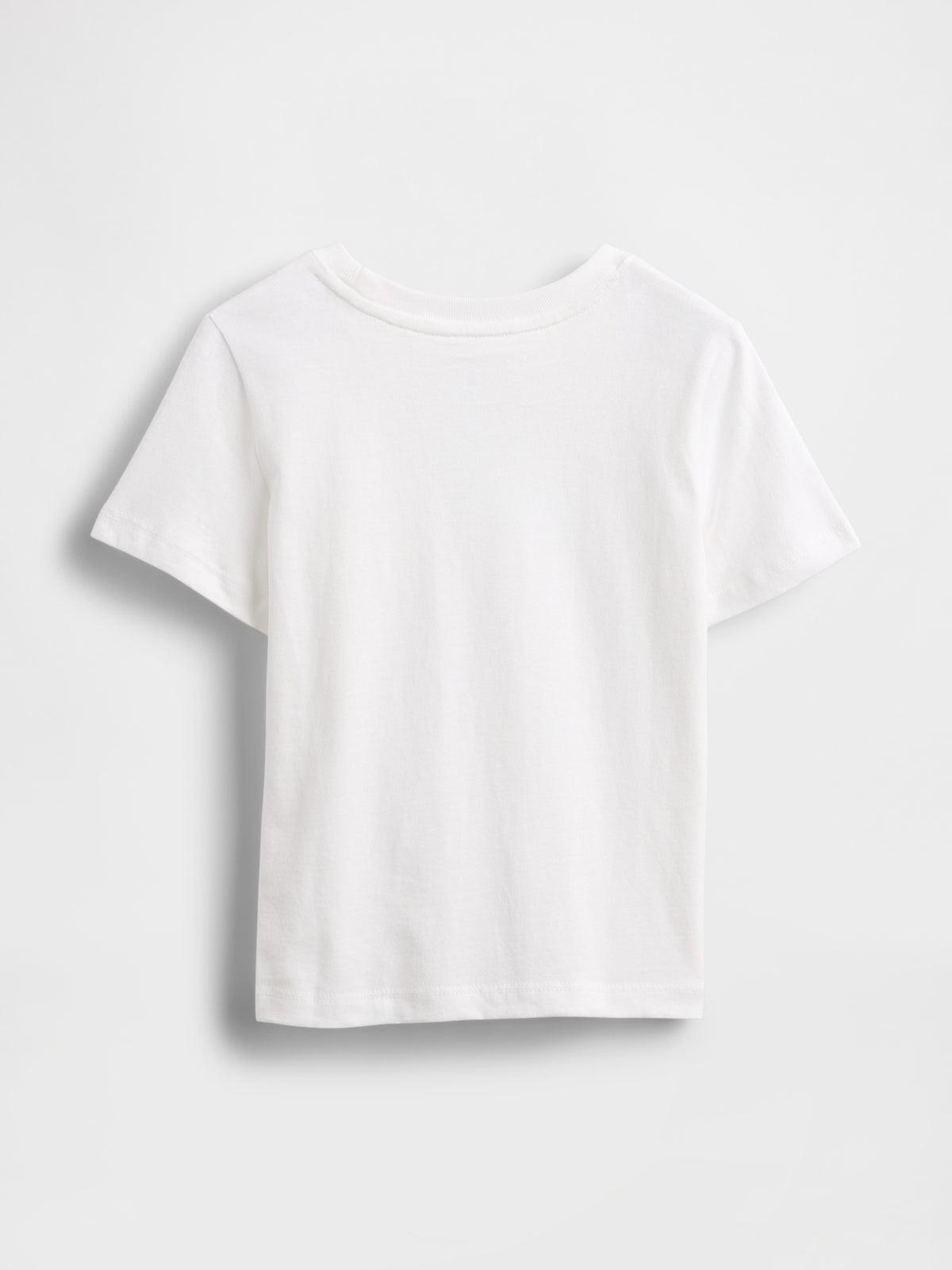 Gap Baby & Toddler Mix & Match Pocket T-Shirt in White, product-only back view
