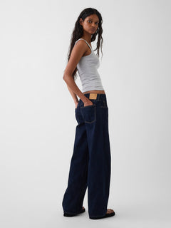 The Hailey Low Rise Loose Jean - Midnight Indigo