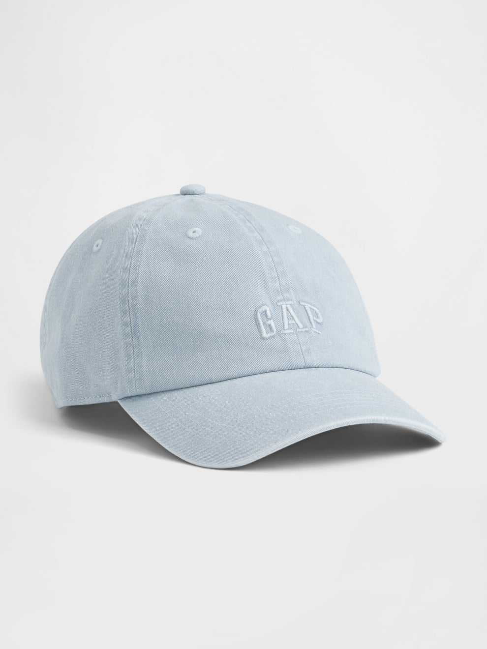 Washed Logo Baseball Hat - Sail blue