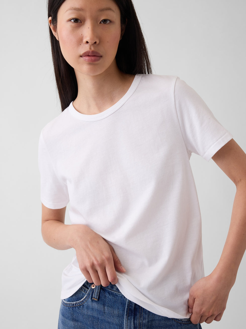 Organic Cotton VintageSoft T-Shirt - Fresh white