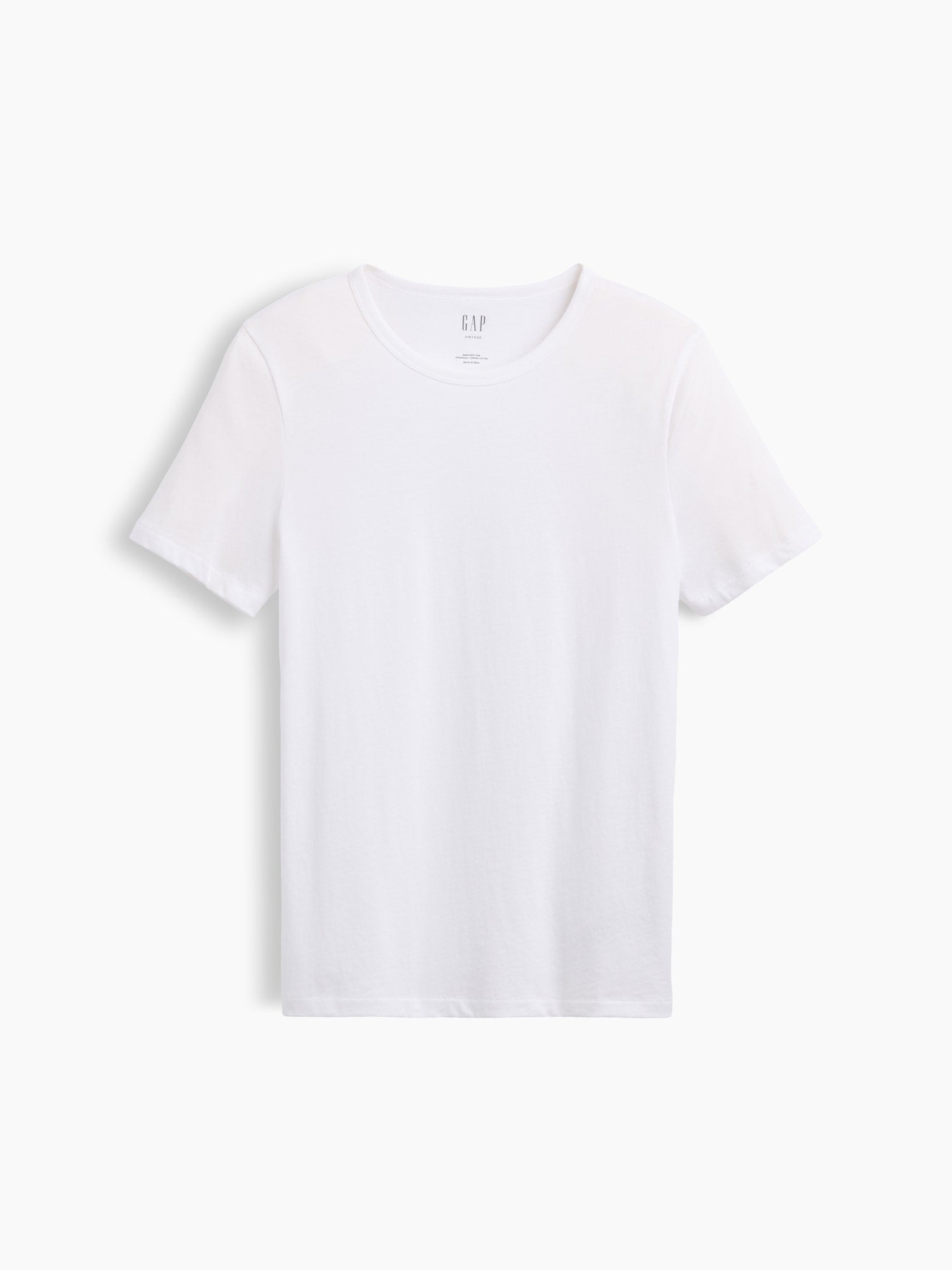 Organic Cotton VintageSoft T-Shirt - Fresh white