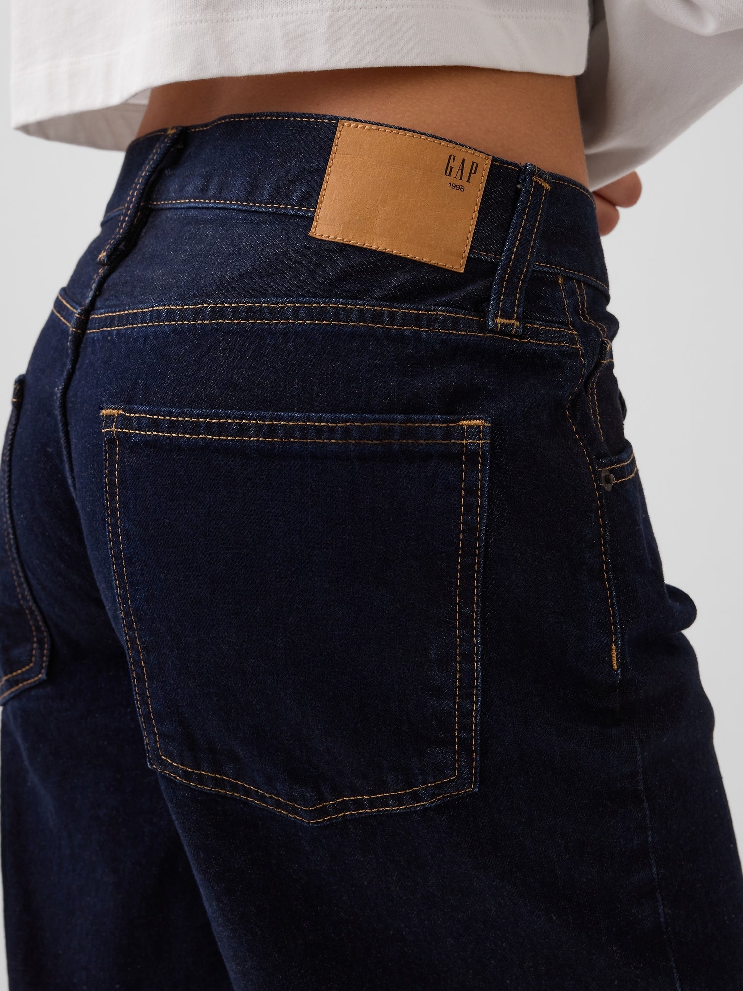 The Hailey Extra Baggy Jean - Midnight Indigo