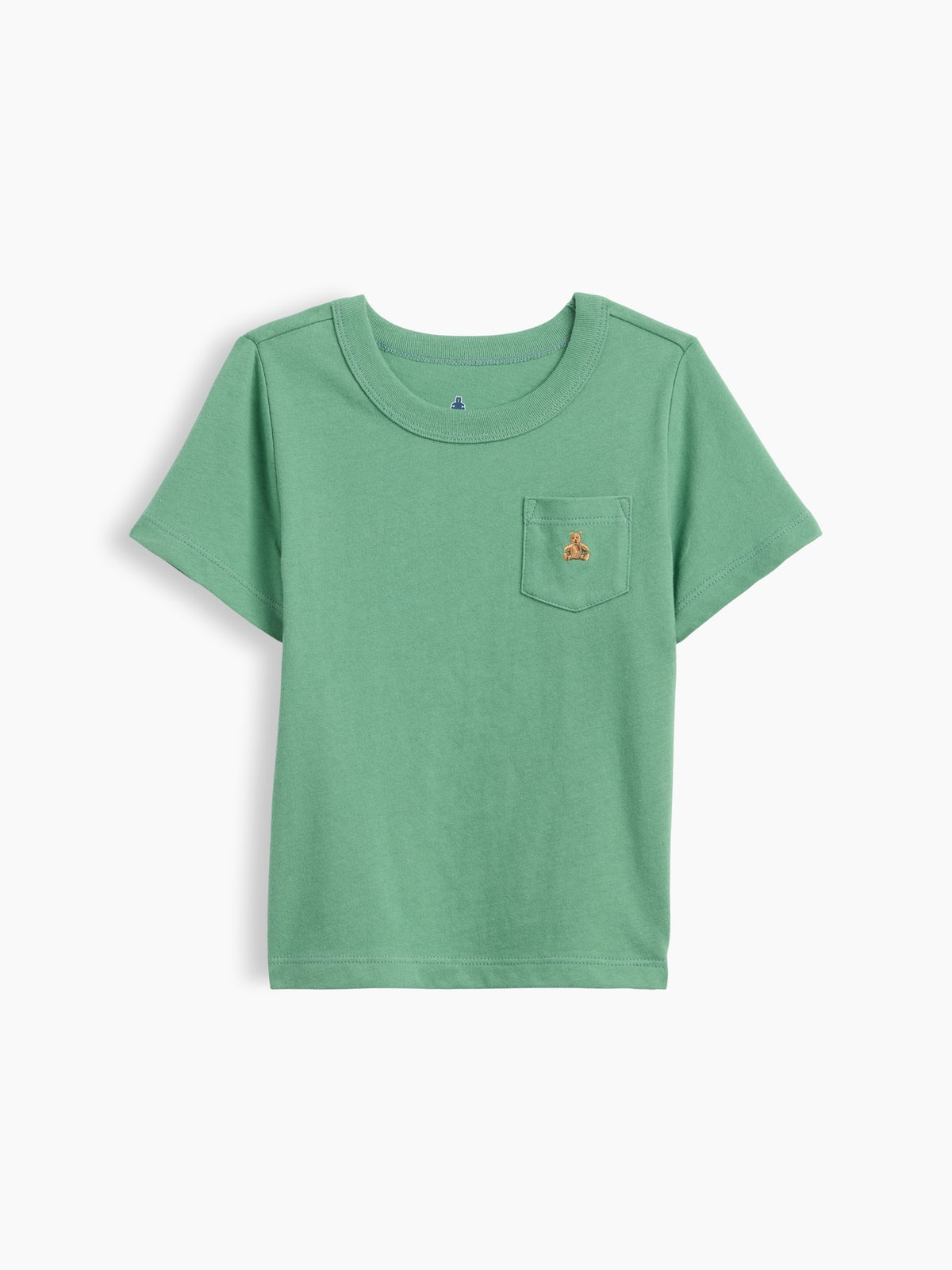 Gap Baby & Toddler Mix & Match Pocket T-Shirt in Arctic green, product-only front view