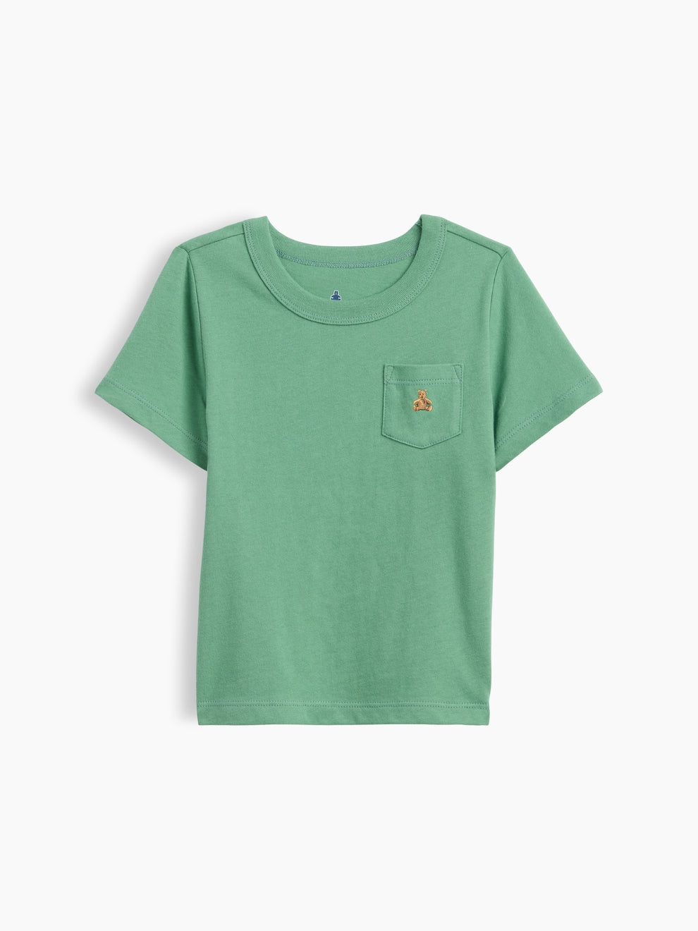 Gap Baby & Toddler Mix & Match Pocket T-Shirt in Arctic green, product-only front view