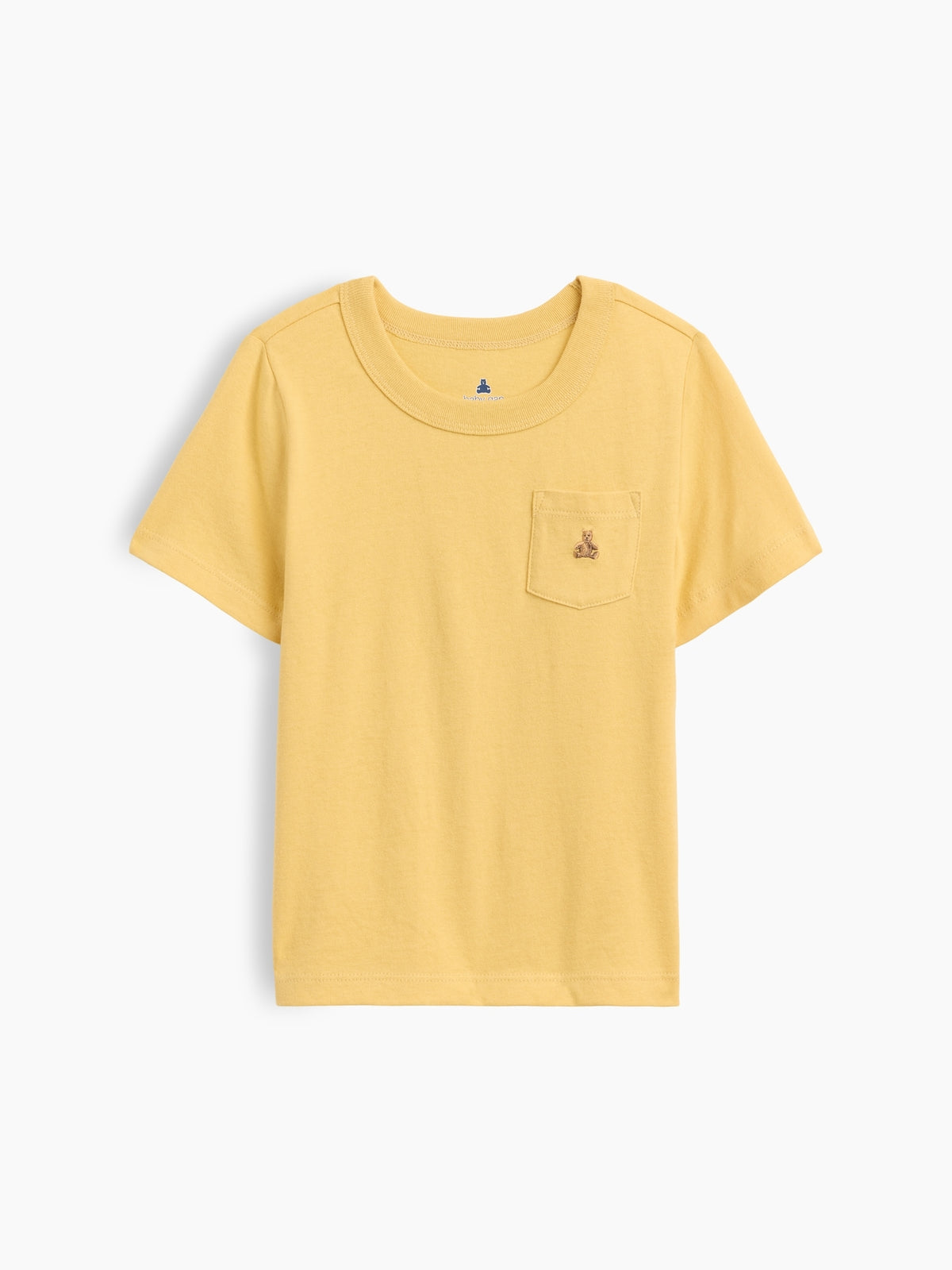 Gap Baby & Toddler Mix & Match Pocket T-Shirt in French almond, product-only front view