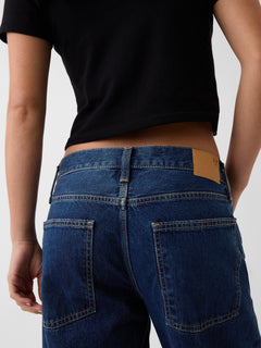 The Hailey Extra Baggy Jean - Medium Indigo