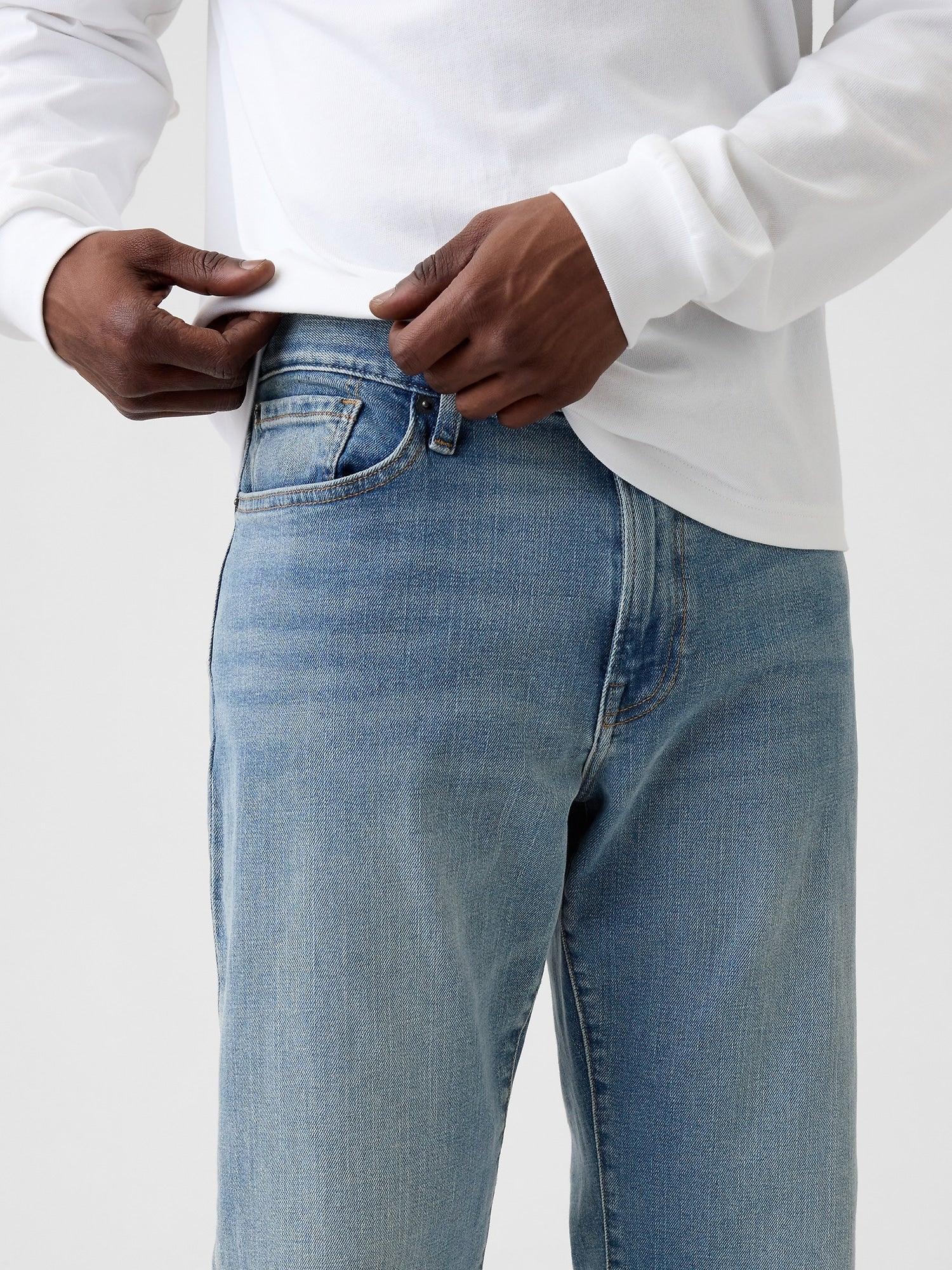 Straight Jeans - New medium wash