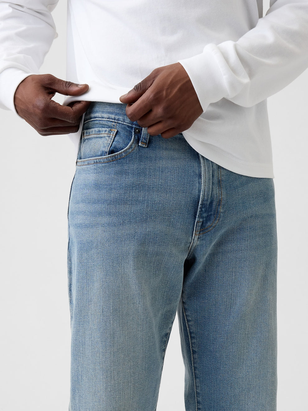 Straight Jeans - New medium wash
