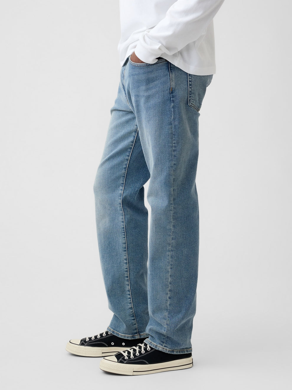 Straight Jeans - New medium wash