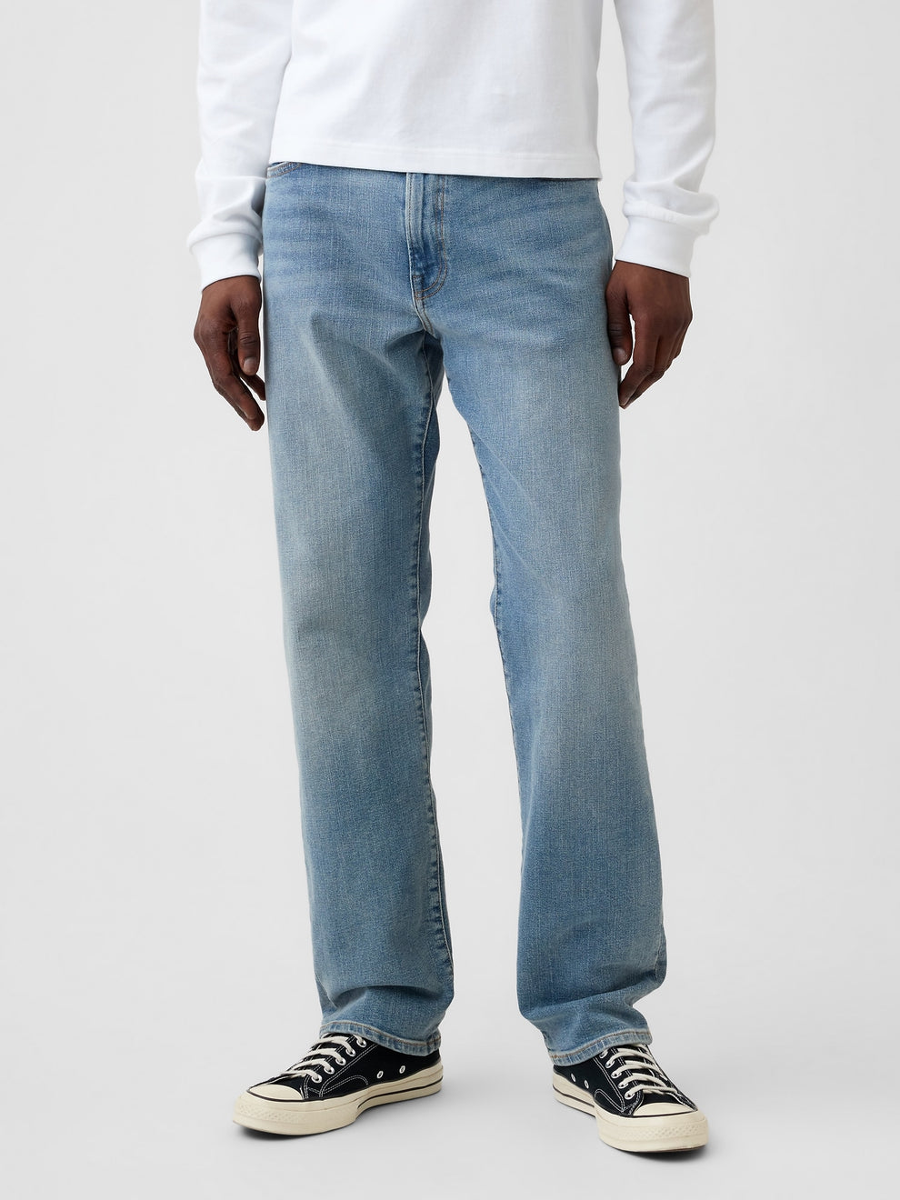 Straight Jeans - New medium wash