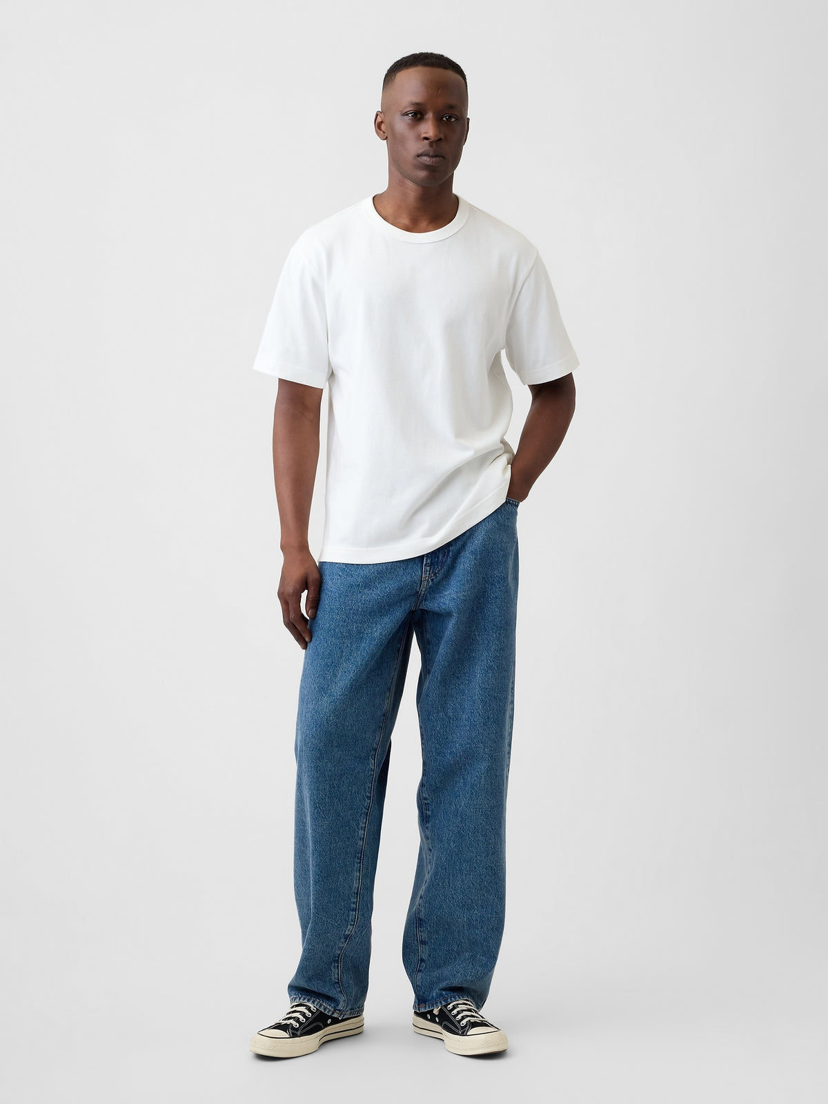 Baggy Jeans - Medium wash