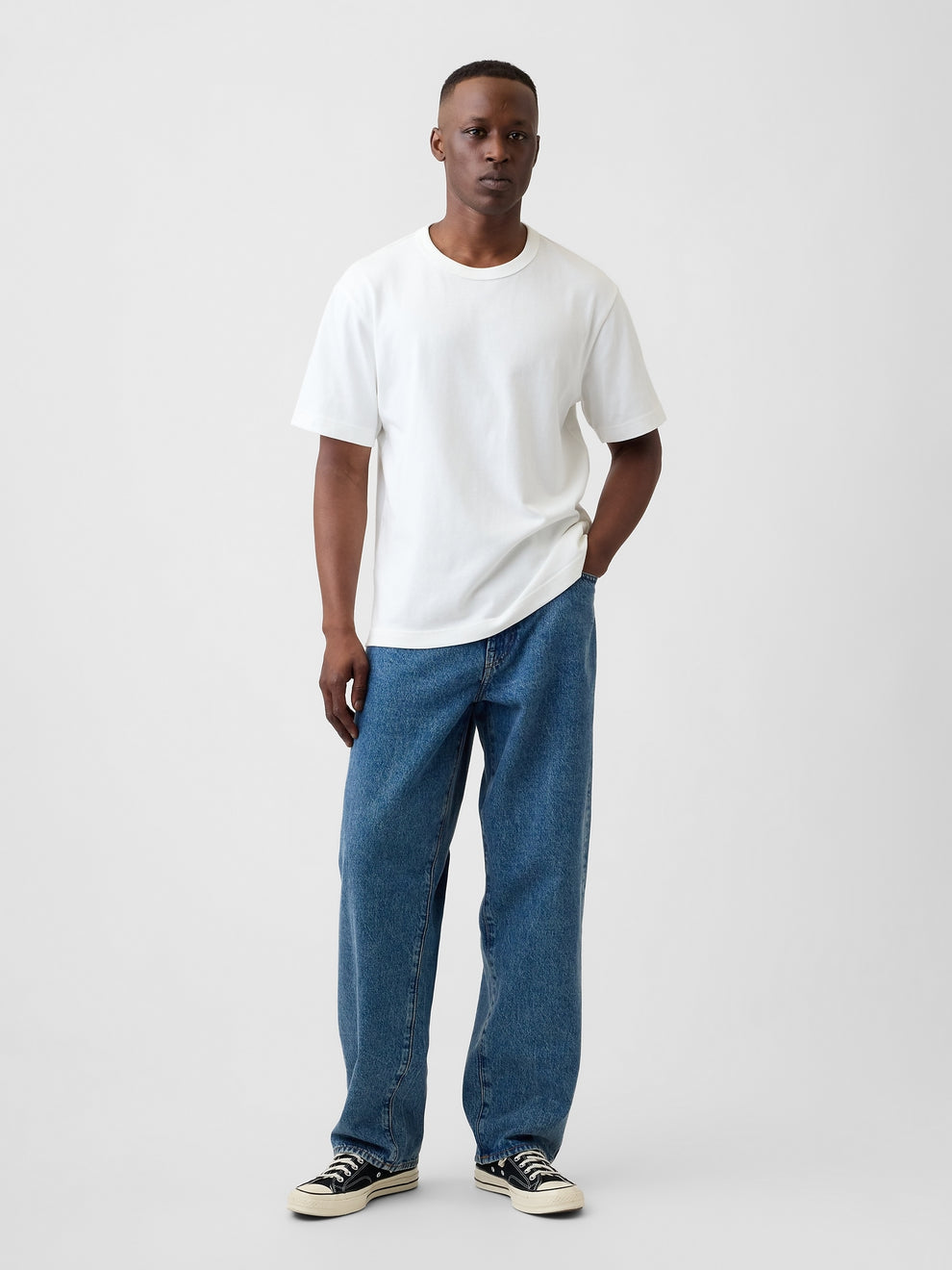 Baggy Jeans - Medium wash