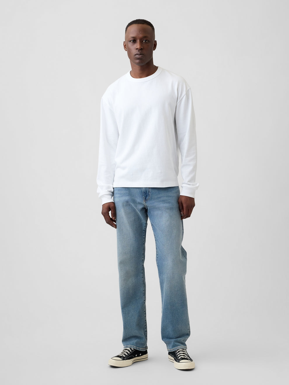 Straight Jeans - New medium wash