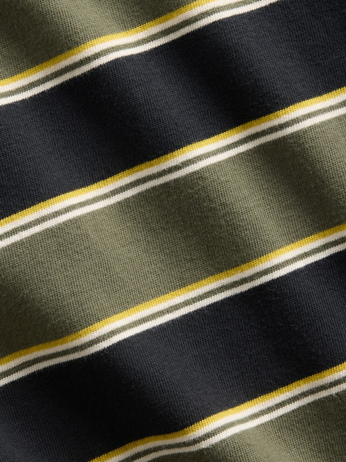 Gap Kids Heavyweight Oversized T-Shirt in Green stripe, stripe pattern detail