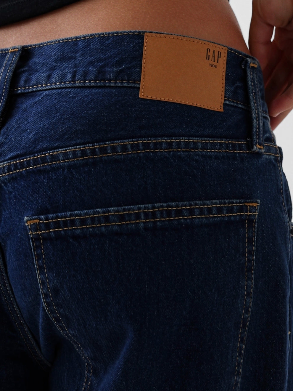 The Hailey Extra Baggy Jean - Medium Indigo