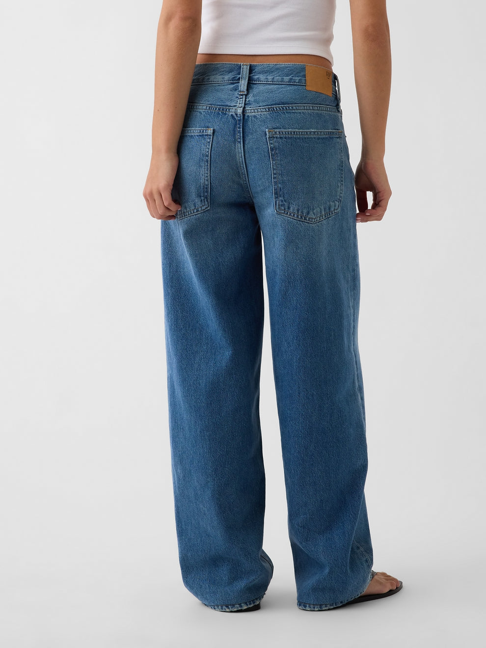 The Hailey Extra Baggy Jean - Light Indigo