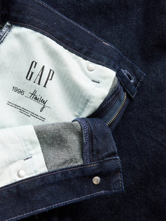 The Hailey Low Rise Loose Jean - Midnight Indigo