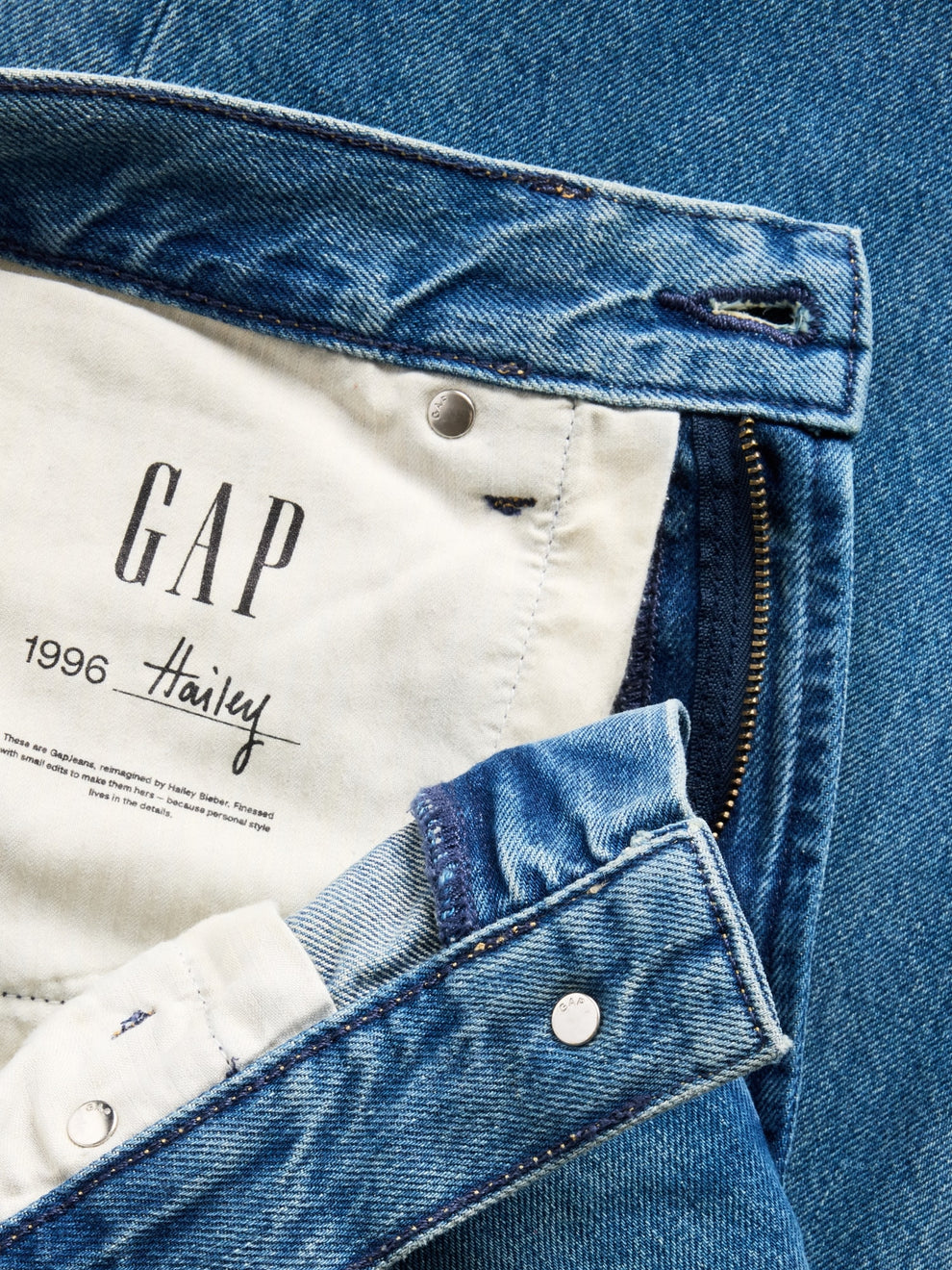 The Hailey Extra Baggy Jean - Light Indigo