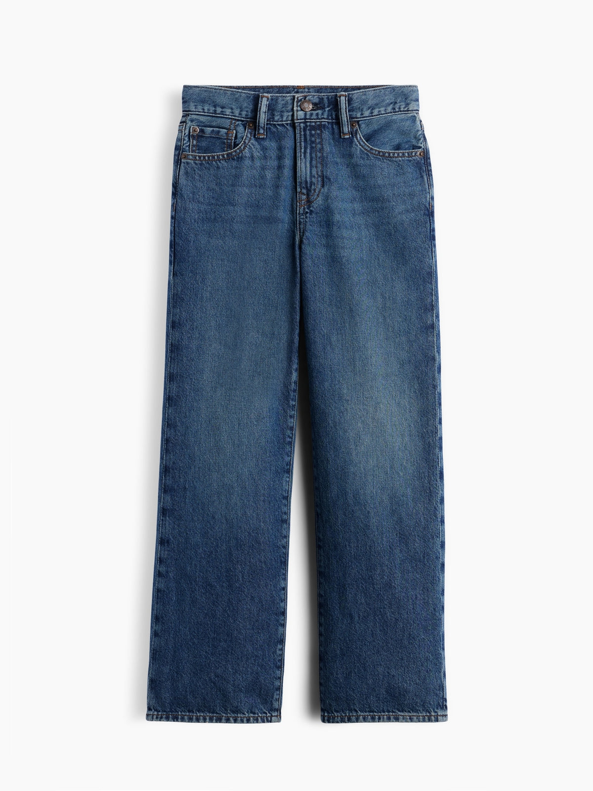 Gap Kids '90s Loose Jeans in Dark wash, product-only front view