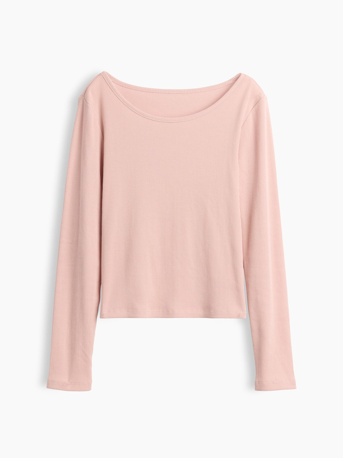 Gap Kids Rib T-Shirt in Primitive pink, product-only front view