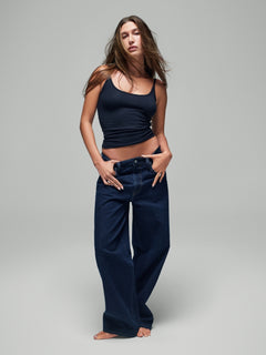 The Hailey Extra Baggy Jean - Midnight Indigo
