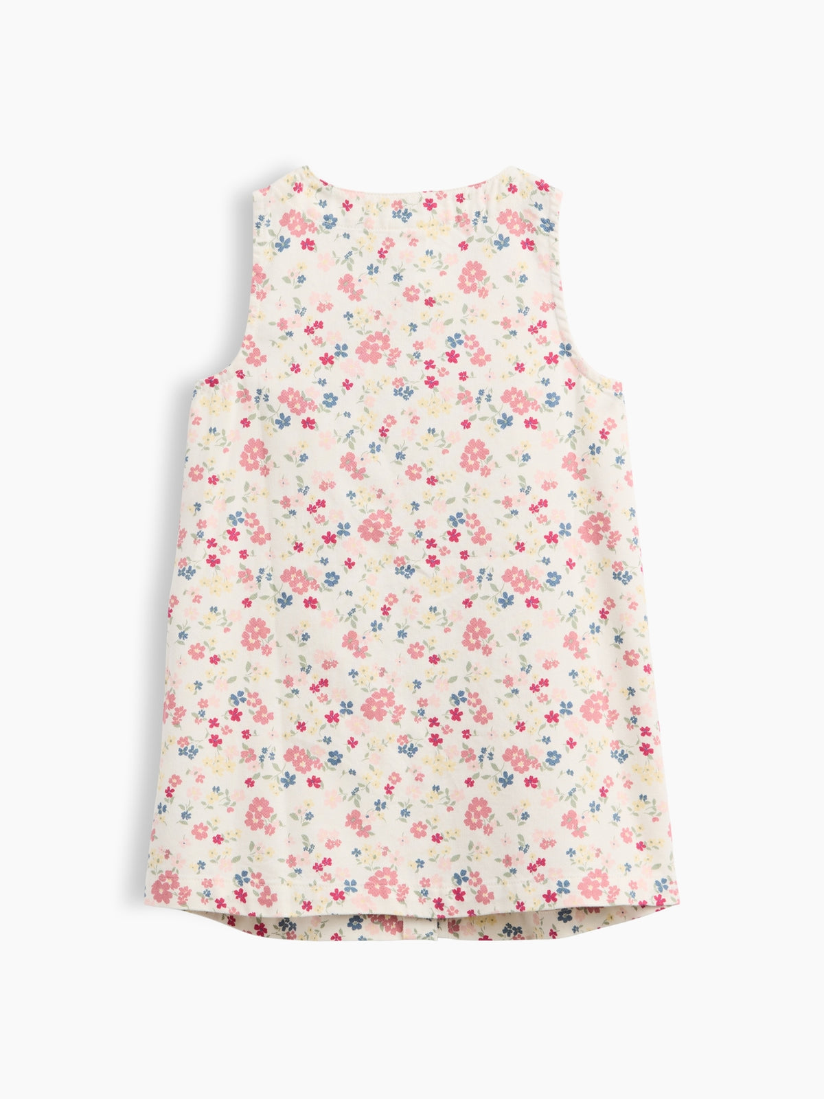 Gap Baby & Toddler Floral Jumper Dress in Fall multi, product-only back view
