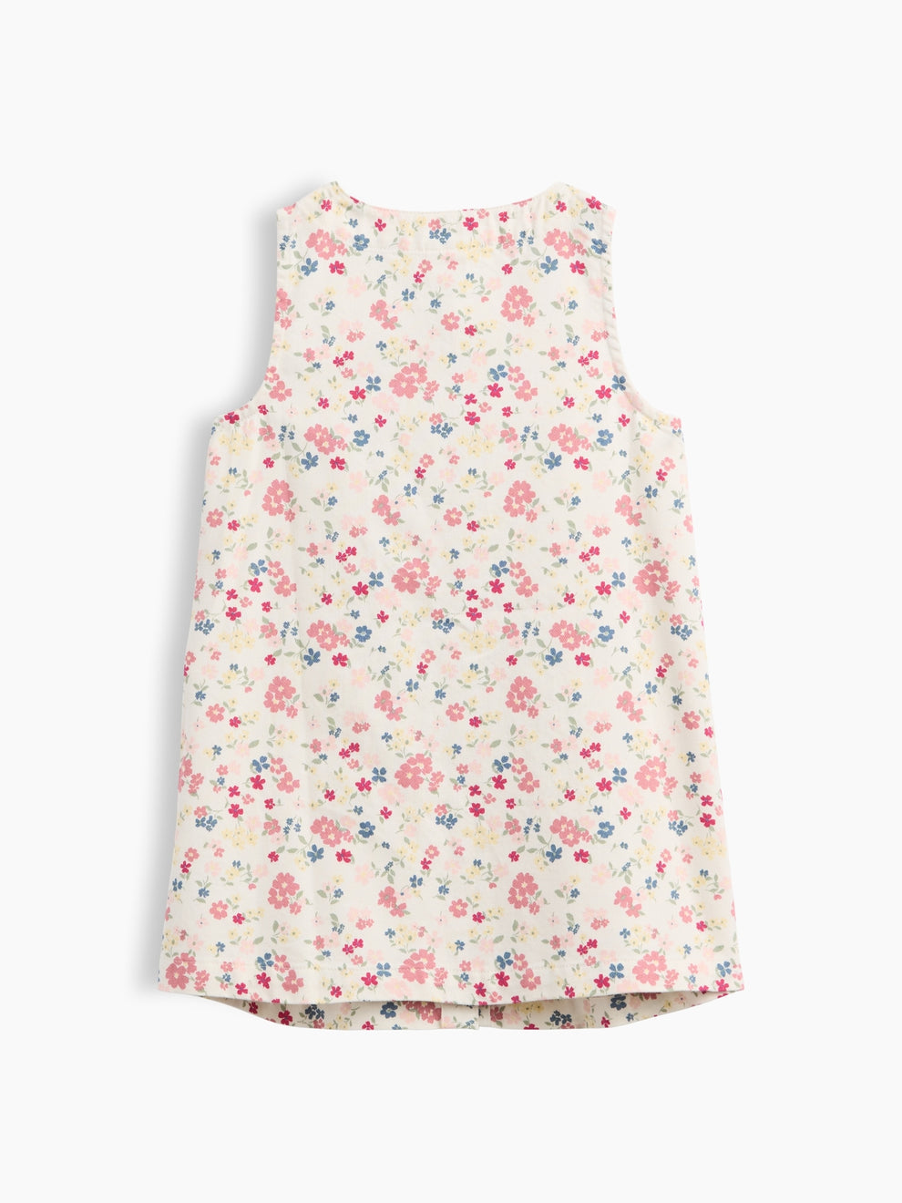 Gap Baby & Toddler Floral Jumper Dress in Fall multi, product-only back view