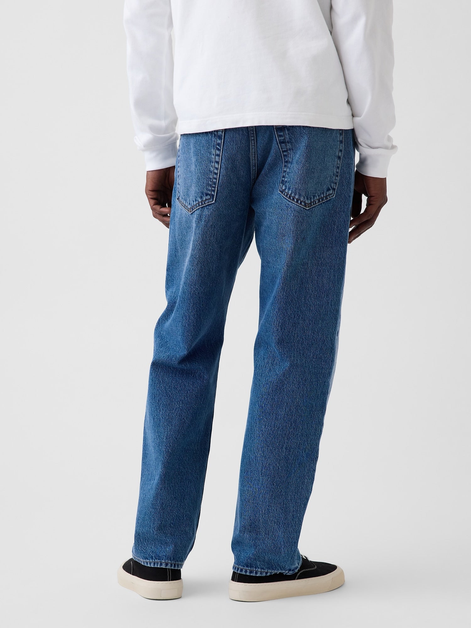 Straight Jeans - Medium wash