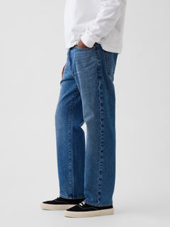 Straight Jeans - Medium wash