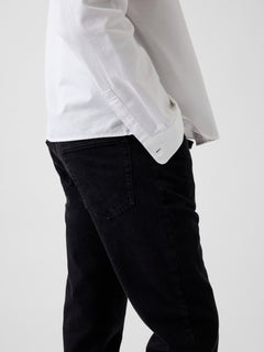 Straight Jeans - Black wash