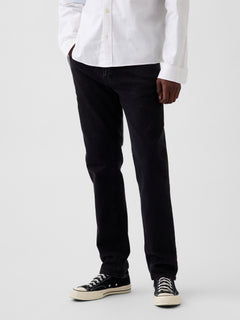 Straight Jeans - Black wash