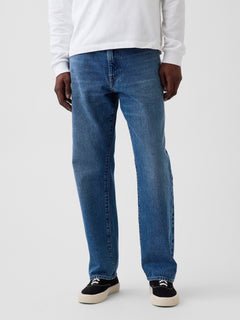 Straight Jeans - Medium wash