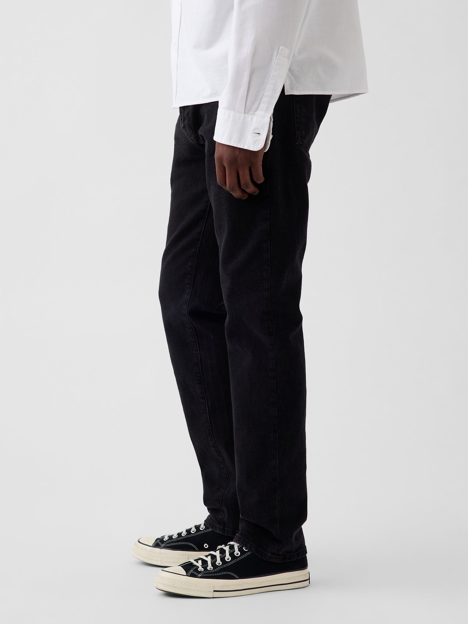 Straight Jeans - Black wash