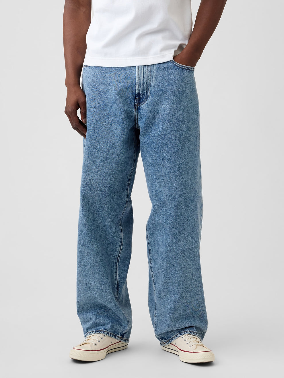 Extra Baggy Jeans - Medium wash
