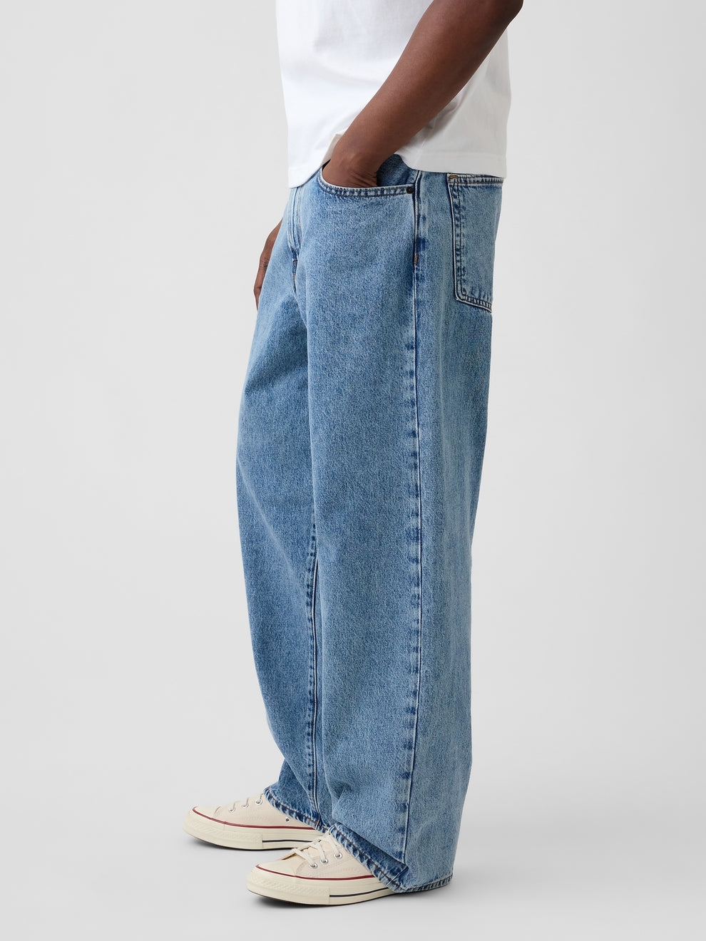 Extra Baggy Jeans - Medium wash