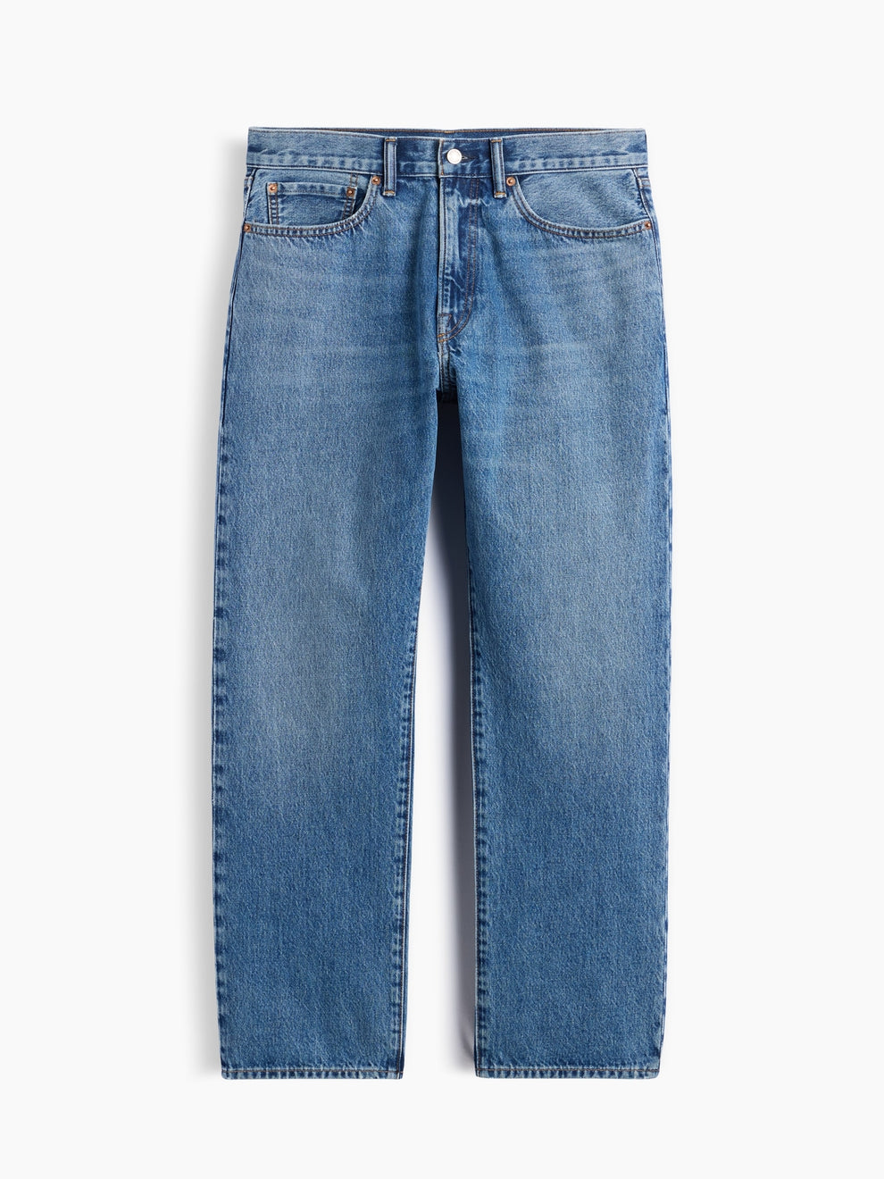 Straight Jeans - Medium wash