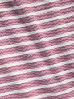 Gap Kids Rib T-Shirt in Pink stripe, stripe and rib texture detail