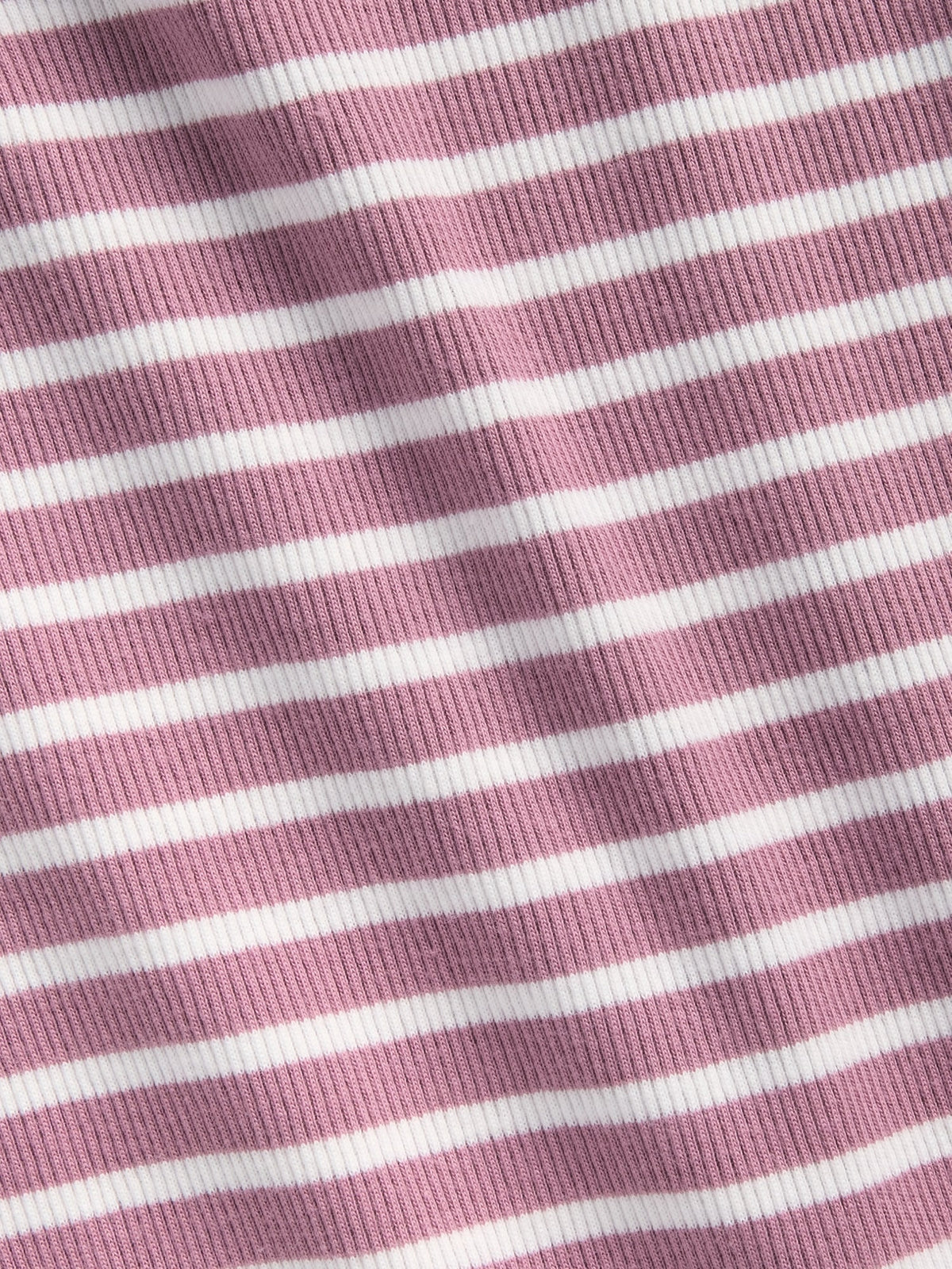 Gap Kids Rib T-Shirt in Pink stripe, stripe and rib texture detail
