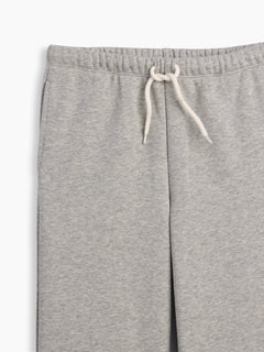 Gap Kids VintageSoft Relaxed Flare Sweatpants in Grey, drawstring waist detail