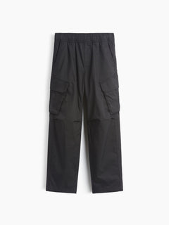 Gap Kids Quick-Dry Easy Cargo Pants in Black, product-only front view