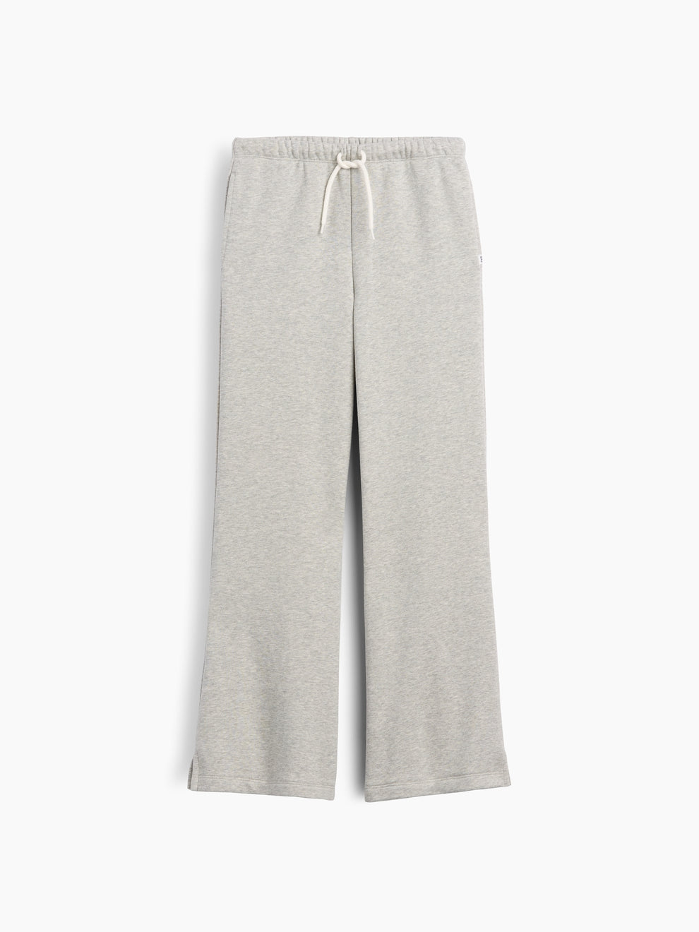 Gap Kids VintageSoft Relaxed Flare Sweatpants in Grey, product-only front view