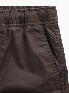 Gap Kids Double-Knee Quick-Dry Pants in Terra brown, waistband and pocket detail