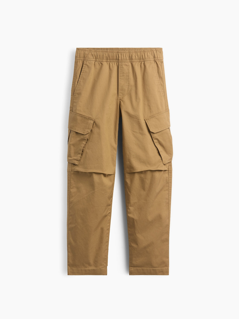 Gap Kids Quick-Dry Easy Cargo Pants in Mission tan, product-only front view