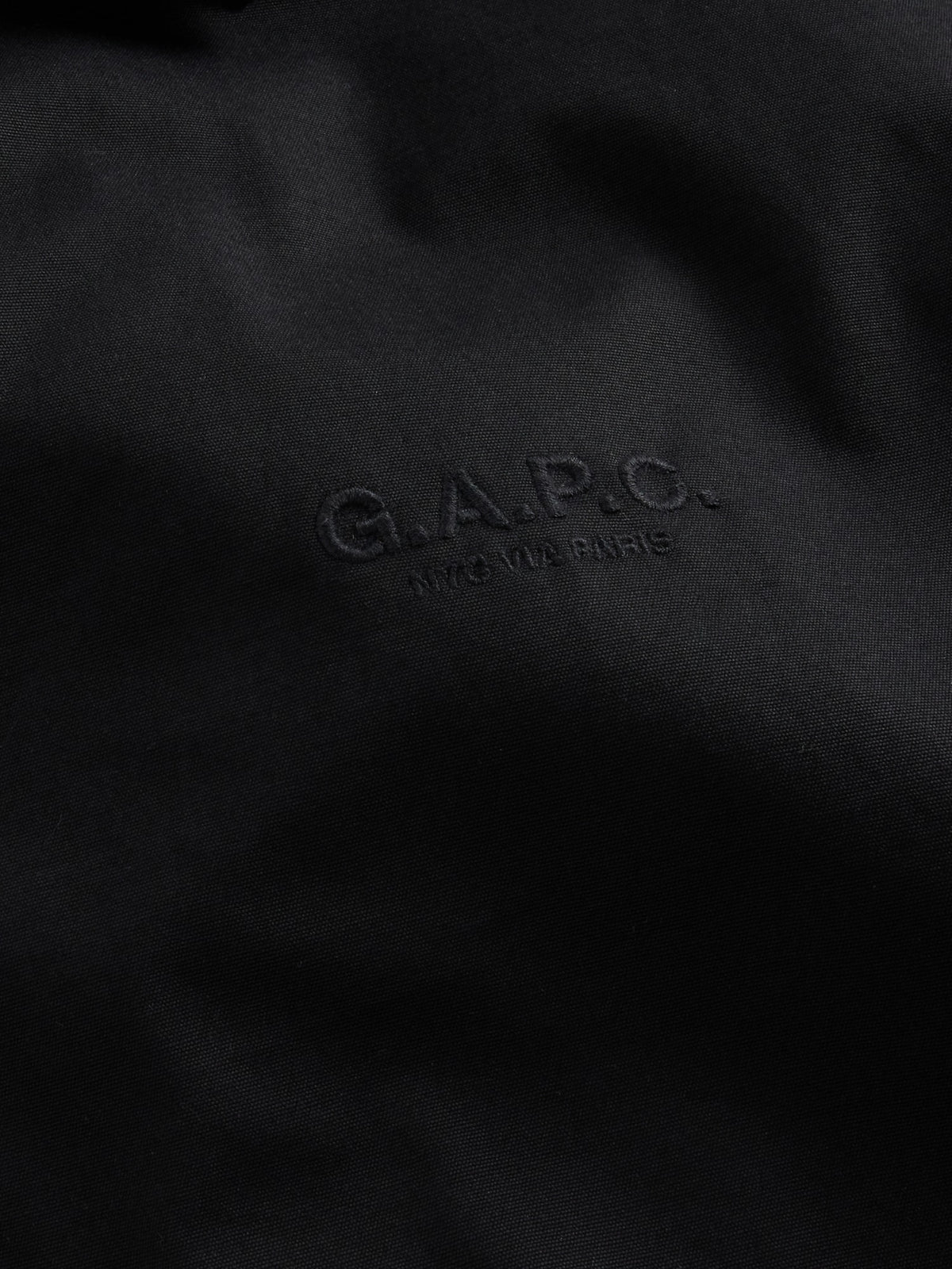 Gap × A.P.C. Coated Canvas Coaches Jacket in Black - alternate view 5