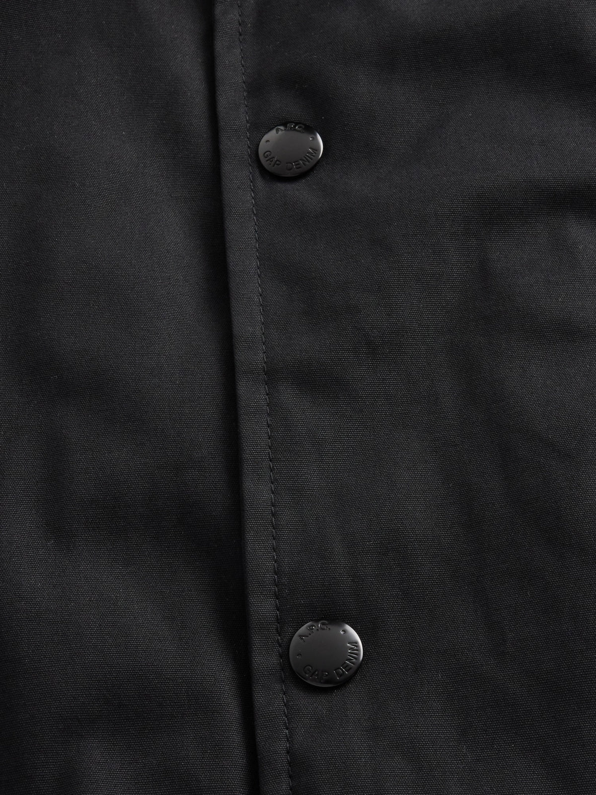 Gap × A.P.C. Coated Canvas Coaches Jacket in Black - alternate view 6