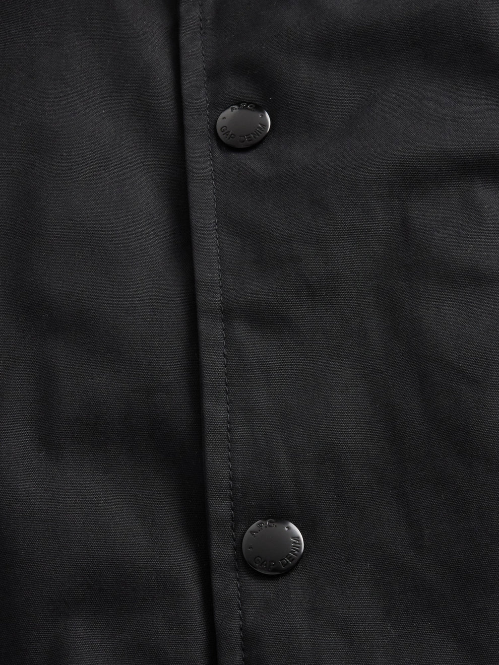 Gap × A.P.C. Coated Canvas Coaches Jacket in Black - alternate view 6